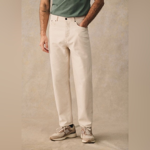 Octobre Other - OCTOBRE NWT Men's Barkley Jeans in Ecru  Size 30   Wide and Tapered Fit $145